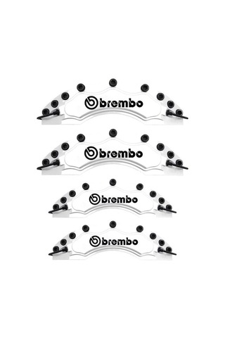 Nissan Qashqai+2 Uyumlu Brembo Beyaz Kaliper Kapağı 4 Parça Ön Arka Set