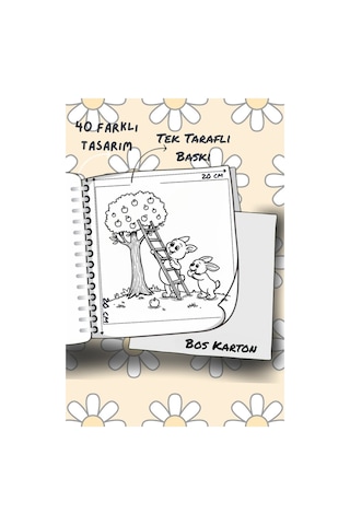 Bold And Easy Comf Day 20 X 20 Cm Büyük Boyama Kitabı - Yetişkin Ve Çocuklar İçin Boyama Kitabı