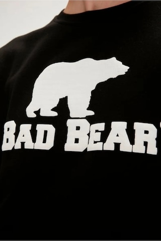 Bad Bear Logo Crewneck Erkek Sweat 22.02.12.007 Nıght Siyah