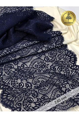 Kruzhevo El İşi Ve Dikiş İçin Streç Elastik Dantel 24 Cm 3 M 169263226