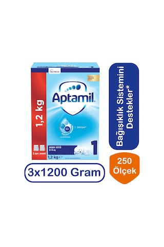 Aptamil 1 Bebek Devam Sütü 1200 G 3 Adet