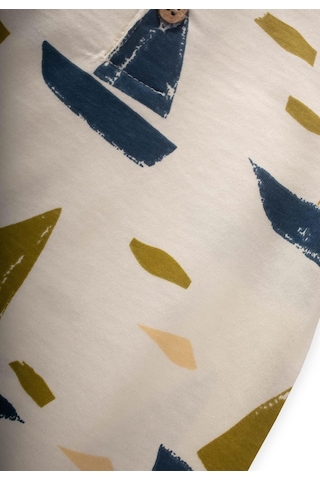 Cigit Desenli Tulum 0-4 Yaş Ekru Ekru