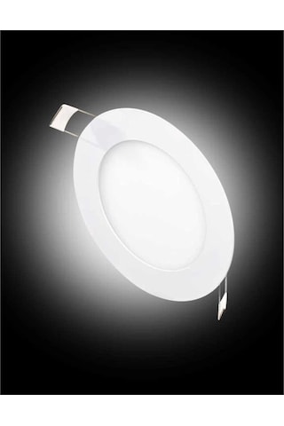 10 Adet Global K2 Kdl400 6w 6500k Beyaz Smd Yuvarlak Slim Led Panel