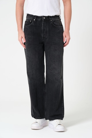 Barmore Super Baggy Fit Jean Unisex Siyah