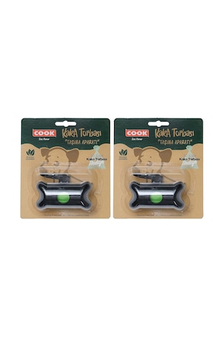 Cook Kaka Torbası Taşıma Aparatı, 30'lu Kaka Torbası Hediye 2li Paket