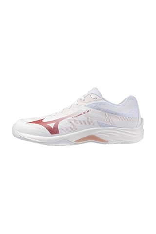 Mizuno Lightning Select Kadın Voleybol Ayakkabısı Beyaz / Kırmızı Çok Renkli