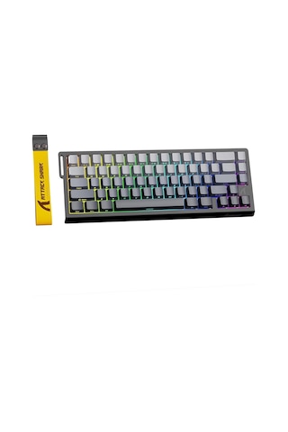 Attack Shark X68 He Hall Effect Rapid Trigger Mekanik Klavye Manyetik Switch Black Gradient
