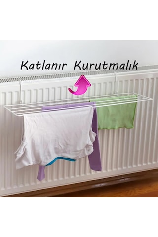 Teknotel Radyatör Çamaşır Kurutmalık Beyaz Eg201 Beyaz