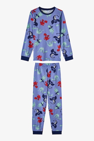 Penti Erkek Çocuk Lila Dragon Repeat Pamuklu Uzun Kollu Pijama Takımı