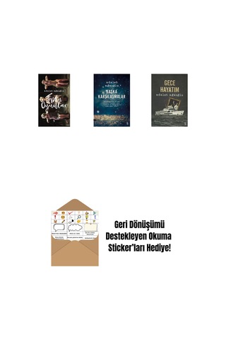Toplu Oyunlar Ciltli + Başka Karşılaşmalar + Gece Hayatım + Okuma Sticker'ları