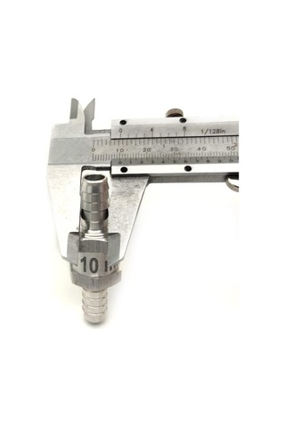 Mazot Benzin Yakıt Çekvalf 10mm ve 2 Adet Hortum Kelepçesi