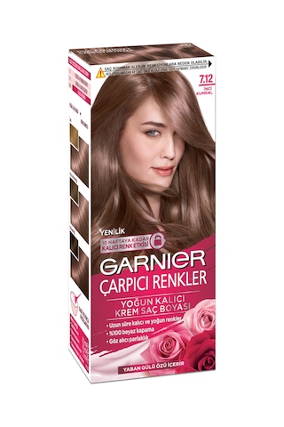 GARNİER ÇARPICI RENKLER SAÇ BOYASI 7.12 İNCİ KUMRAL