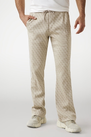 Guess Logolu Erkek Eşofman Altı Bej