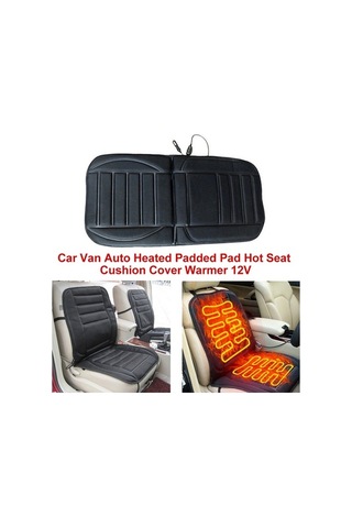 Besthome1 12v Araç Isıtma Yastığı - Otomatik Sıcaklık Kontrol, Kaymaz Koltuk Altlığı, Güvenli Ve Konforlu