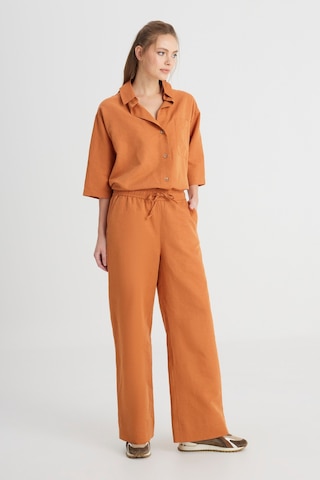 Wrangler Loose Fit Rahat Kesim Normal Bel Geniş Paça Kahverengi Pantolon W241596220 Kahverengi