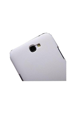 Nillkin N7100 Galaxy Note 2 İle Uyumlu Sert Kauçuk Kılıf Beyaz