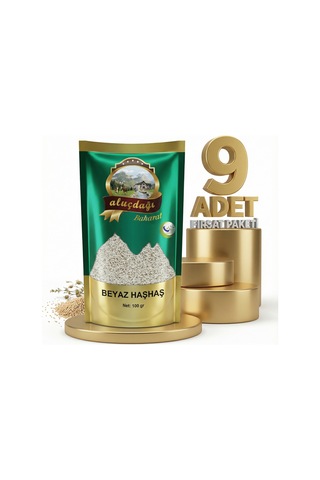 Aluçdağı Beyaz Haşhaş 9x100 Gr
