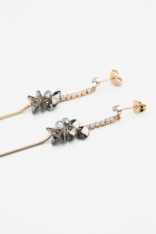 Sallantili Taşlı Küpe Gold 81069677