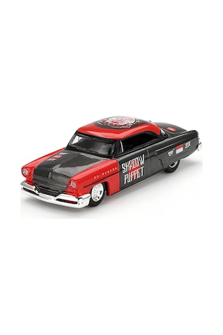 Mini Gt Lincoln Capri Hot Rod 1954 "shadow Puppet" Mını Gt X Mızu Diecast