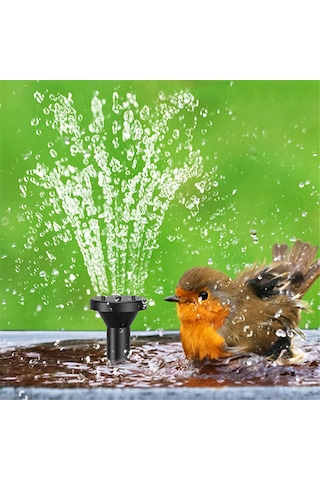 Symbee "güneş Enerjili Bahçe Çeşmesi - 5.5w Güçlü, 380l/h Akış, 6 Nozul Seti, 3m Kablo, Su Tasarrufu Sağlar"