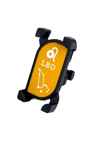 Geeksen Bisiklet Telefon Tutucusu, Konstalasyon Desenli, 360 Derece Döner, Ayarlanabilir Kollü, Leo Modeli Diğer