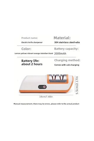 Xuweiwei Profesyonel Usb Sarj Edilebilir Elektrikli Beyaz Bıçak Bileme Makinesi Mutfak Bıçakları Şef Dilimleme Soyucu Ve Seramik Bıçaklar İçin