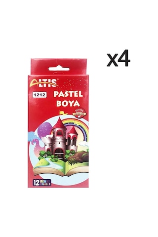 Altıs 12 Renk Pastel Boya 1212 4 Adet
