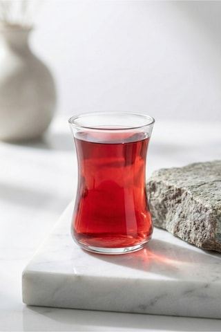 Lav Duru Cam Çay Bardağı 6 Kişilik 155 ml