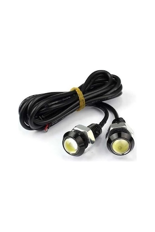 Kartal Gözü Oto Ayna Altı Led Eagle Eye Beyaz 23 Mm 2 Adet