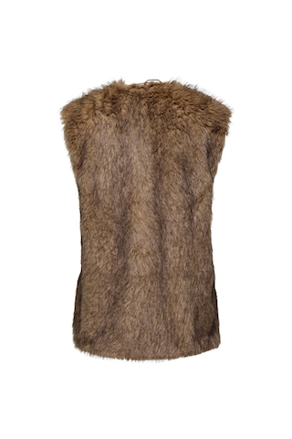 Only Onldawn Lıfe Faux Fur Waıstcoat Otw Kadın Kahverengi Yelek - 15354308 Kahverengi