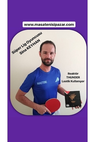Masatenisiraketi Reactor Thunder Profesyonel Raket Lastiği