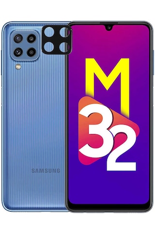 Galaxy Uyumlu M32 Zore 3d Kamera Camı Siyah