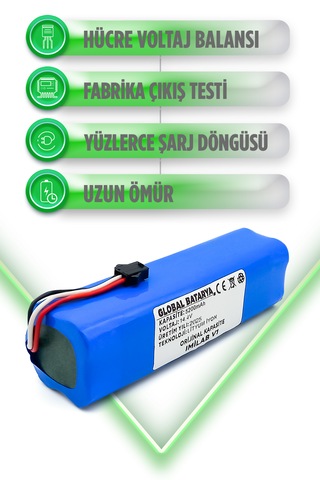 Imilab V1 Robot Süpürge Bataryası 5200mah Li-ion Pil