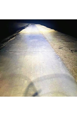 Motosiklet Xenon Led Far Ampül H4 Şimşek Etkili Beyaz 3 Boyutlu