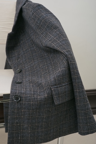 Manuka Norrıs Yün Blazer Ceket Grey Check Aw25ckt00013-9872 Grey Check