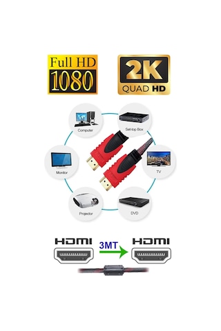 apronx apx-h1403 3 metre 1.4v hdmi Kablo