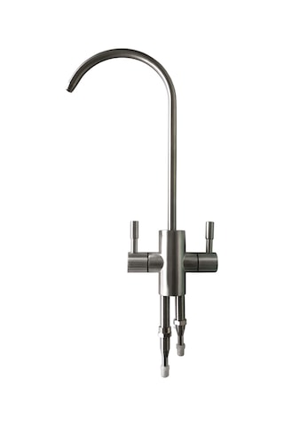 Çift yollu SUS304 İnox Paslanmaz çelik su arıtma musluğu