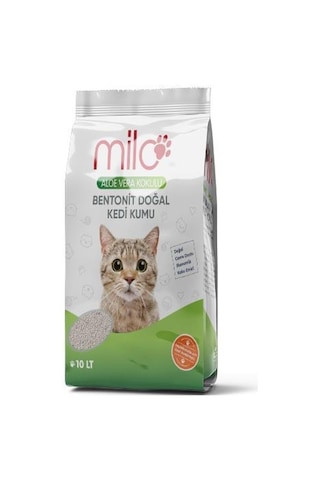 Mio Aloe Vera Kokulu İnce Topaklaşan Bentonit Kedi Kumu 10 L