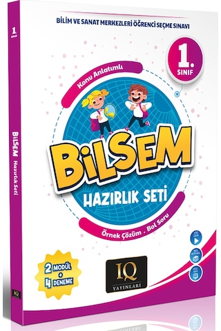 Iq Yayınları 1. Sınıf Bilsem Hazırlık Seti Iq Yayınları