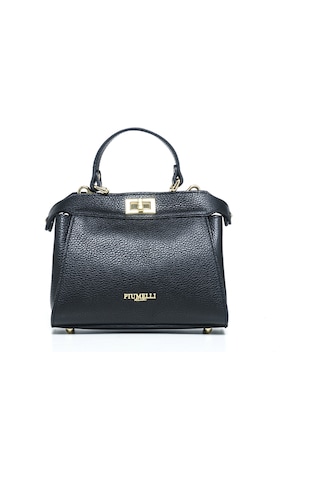 Çapraz Çanta Kadın Sharon S Piumelli Milano Bag D28 Black Siyah
