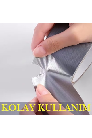 Çok Amaçlı Tamir Bandı Duck Tape Kanal Bandı "48 Mm X 25 Mt" Gri