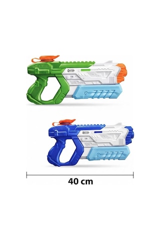Yüksek Basınçlı 40 Cm Su Tabancası Geniş Su Hazneli Ve 10 Metre Menzilli Oyuncak Su Tabancası