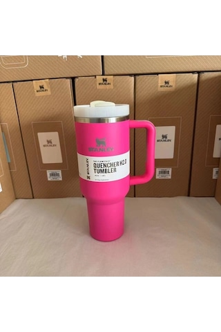 Aitong Stanley Quencher Termos Pipetli Bardak 1,18 Lt Kırmızı Termos, Soğuk Tutar Kırmızı