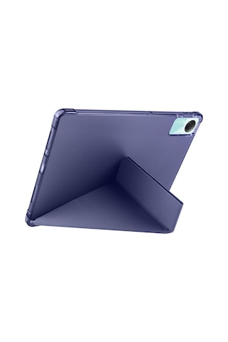 Xiaomi Redmi Pad Se 4g Uyumlu Kılıf Kalemlikli Mars Tablet Kılıfı - Lacivert Arka Kapak