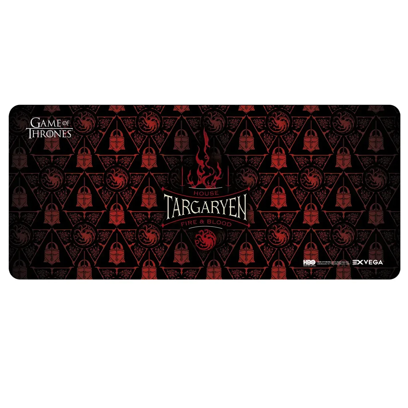 Exvega Game Of Thrones House Targaryen Fire And Blood Mousepad Xxl 90 40