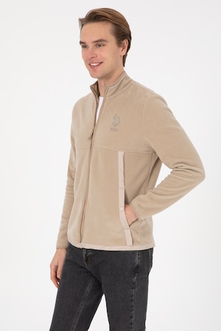 U.s. Polo Assn. Erkek Koyu Bej Hırka Örme 50310002-vr088 Koyu Bej