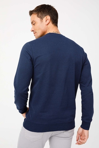 Igs İgs Erkek Lacivert Modernfıt / Ekstra Dar Kalıp Bisiklet Yaka Sweatshirt Lacivert