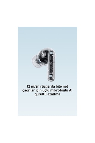 Beyaz Renkli Bluetooth Kulaklık - Anc Ve Yüksek Ses Kalitesi