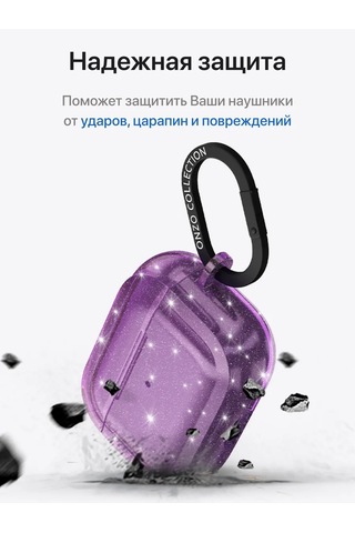 Onzo Airpods Uyumlu Pro İçin Şeffaf Parlak Kılıf 317765640 Beyaz