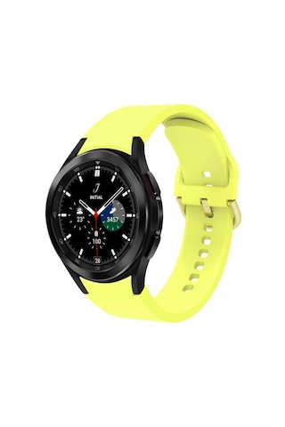 Butam Bilişim Galaxy Watch 4 Classic 46mm Krd-50 Uyumlu Kordon-sarı